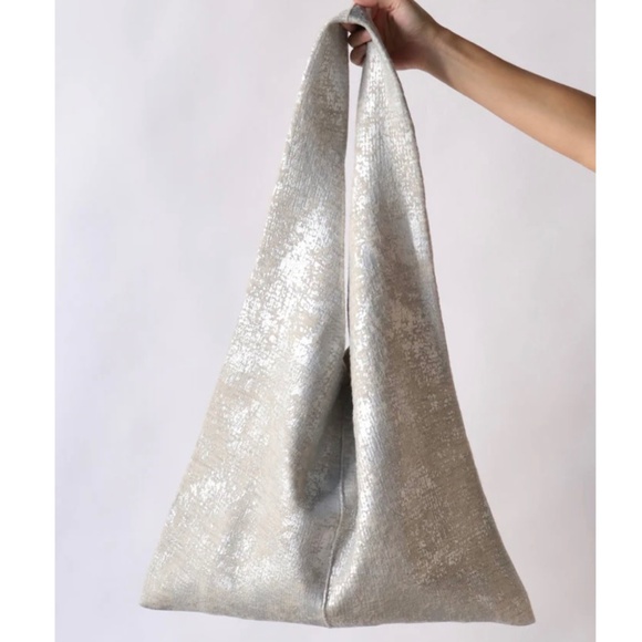 Lauren Manoogian Foil Bag in Silver Carrara - Picture 4 of 14